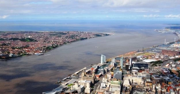 Merseyside aerial view 