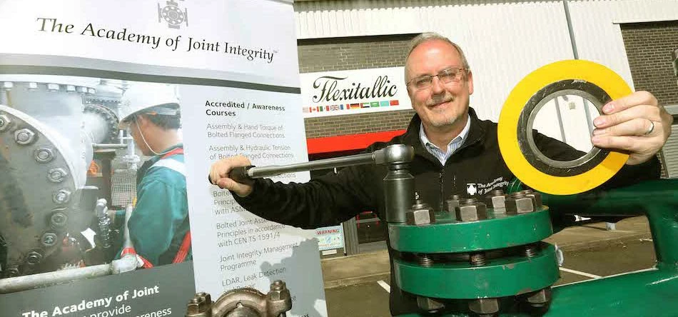 Gary Milne, Technical Director, outside the new Academy of Joint Integrity training centre on Teessi