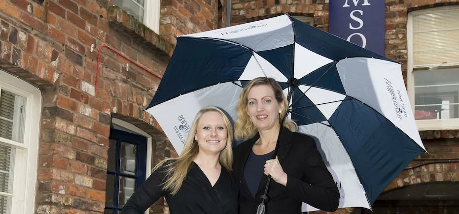 solicitor Gemma Foster and firm director, Sarah Clubley, who are both from Driffield.