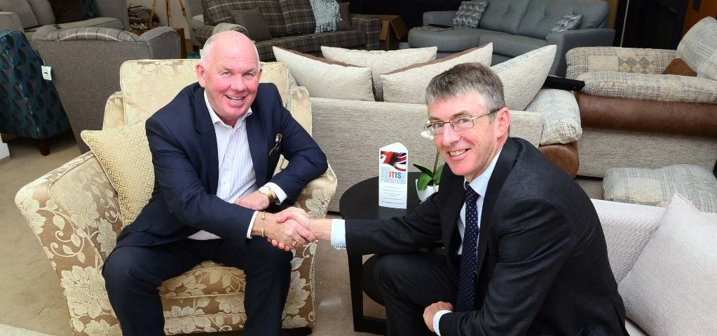 : Glenn Aston, Ultra Furniture and David Ellis, Partner at Higgs & Sons