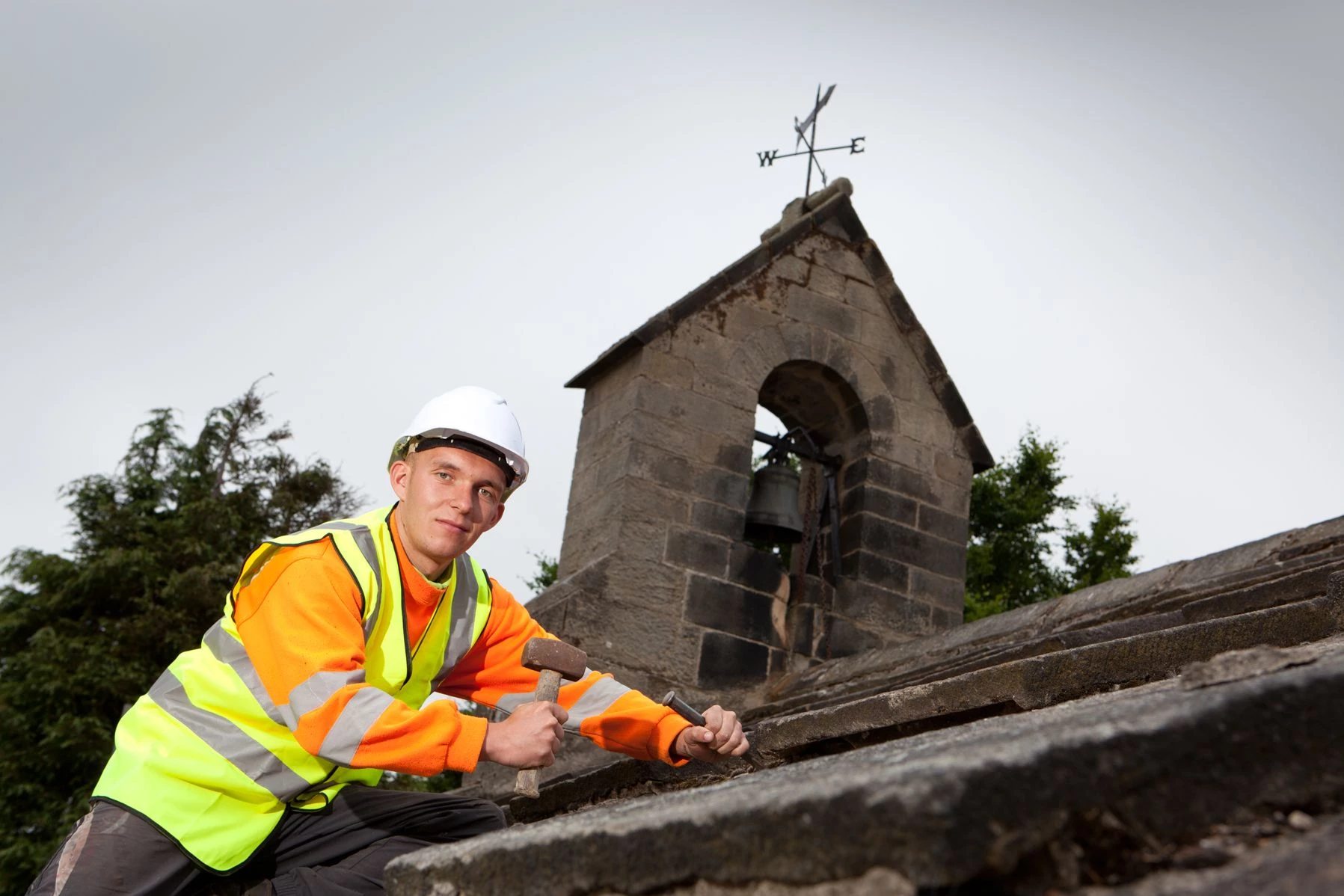 Apprentice Paul shows a cutting edge