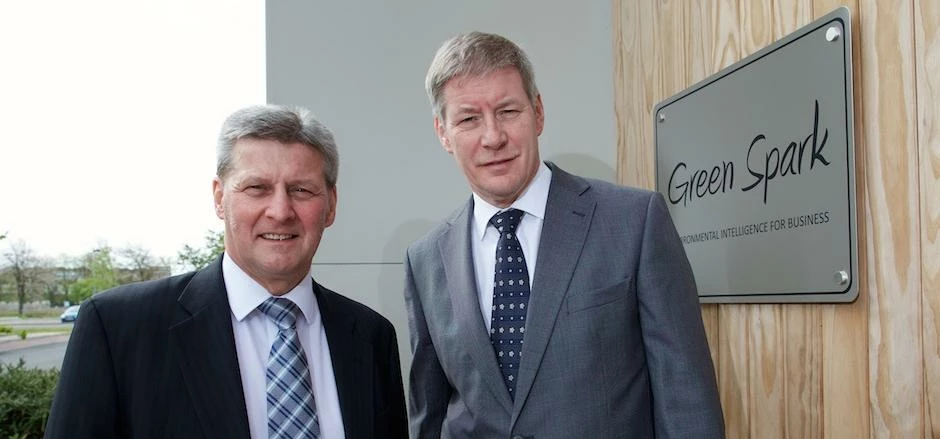 Alex McWhirter, Finance Yorkshire and Mike Flanagan, Green Spark.