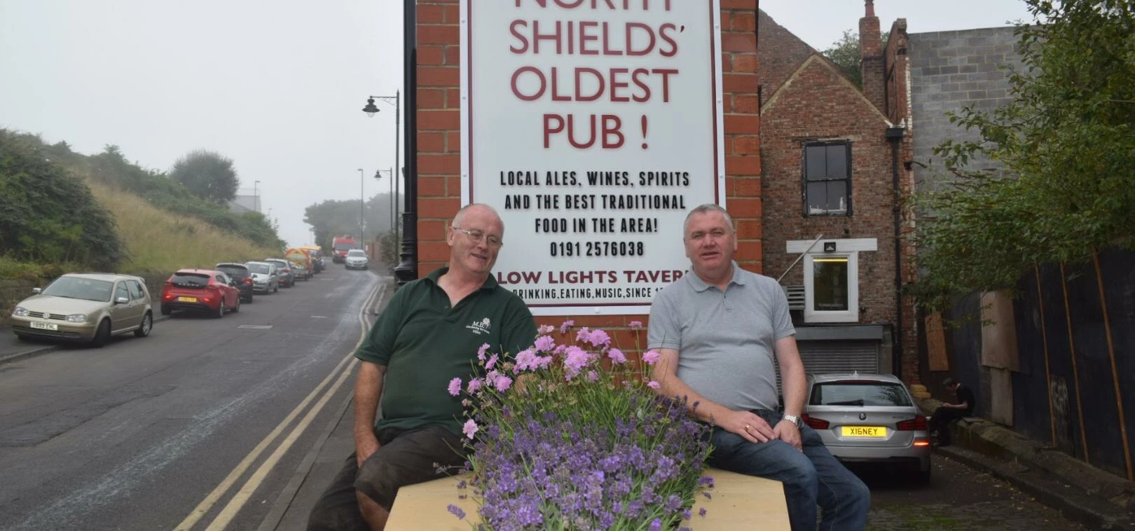 Mike Brannigan (Gardening services) & Danny Higney (co owner of Low Lights Tavern)
