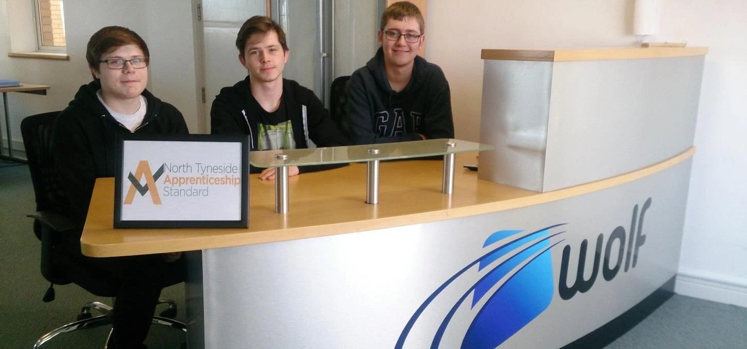 North Tyneside Apprenticeship Standard awarded to Wolf Group