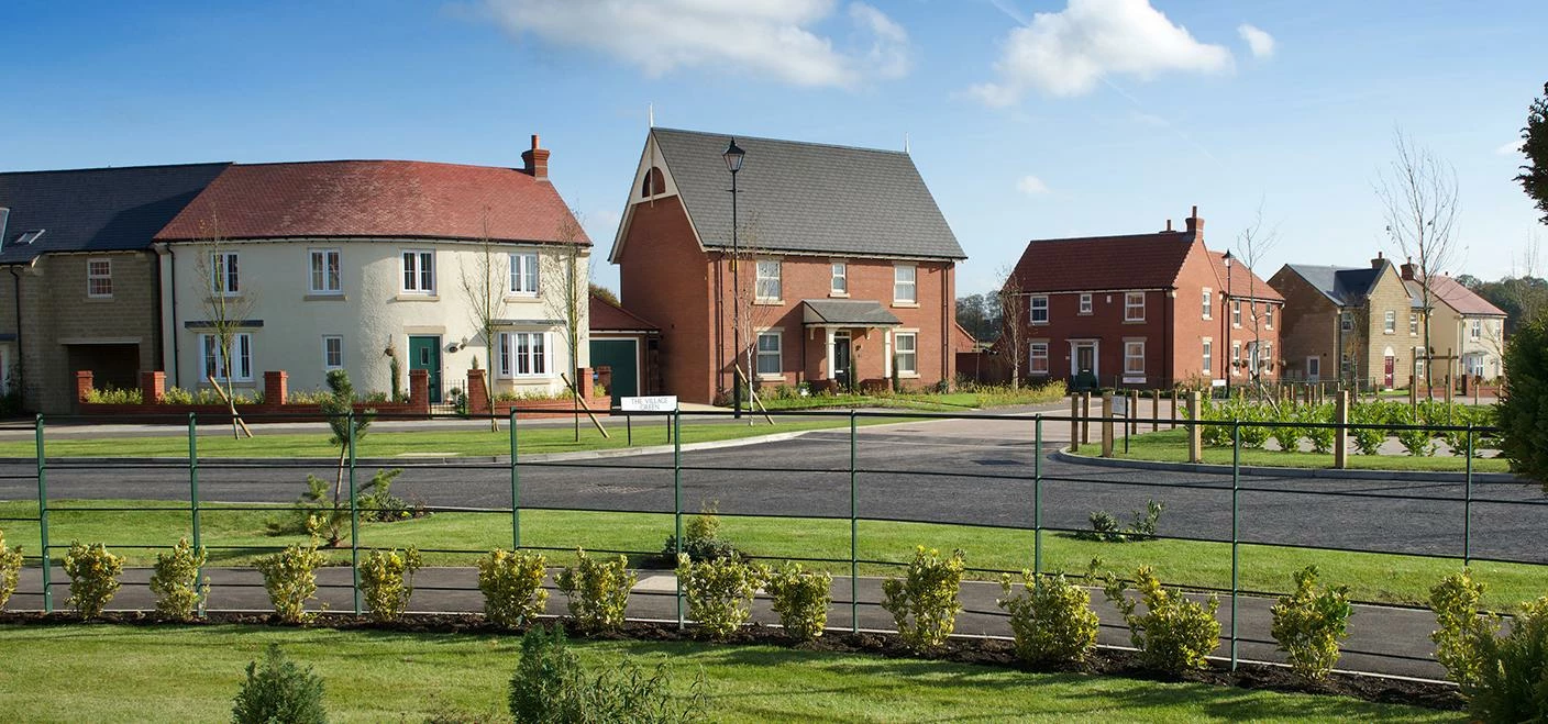 Barratt Developments' Grey Tower Village site
