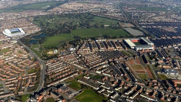 Anfield from the air