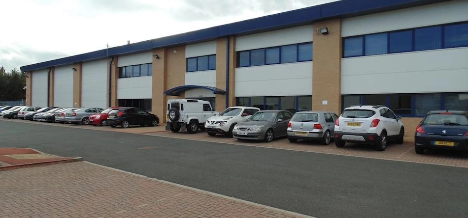 Unit 15 Wansbeck Business Park, which has been let to Raytec by HTA Real Estate