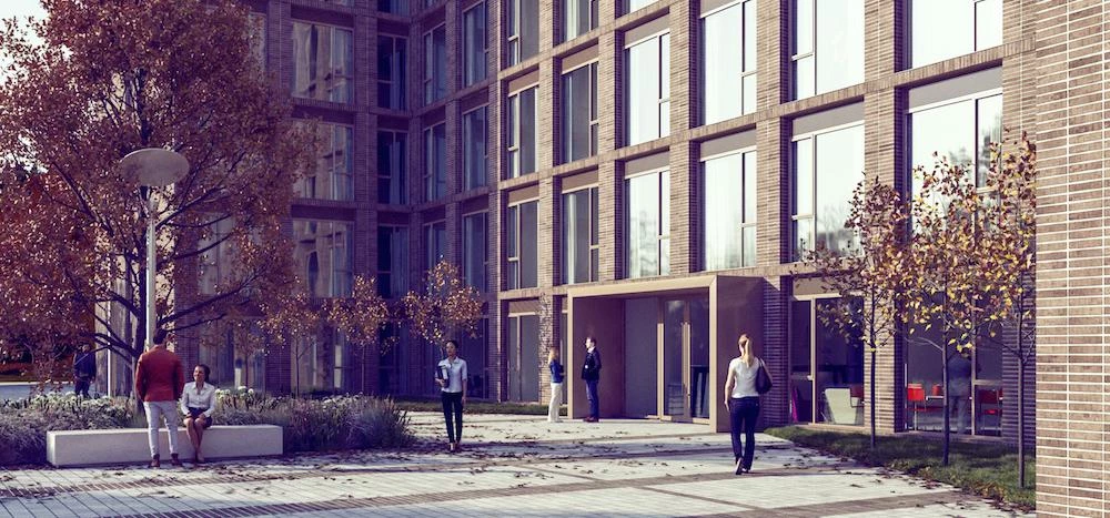 A CGI of the development