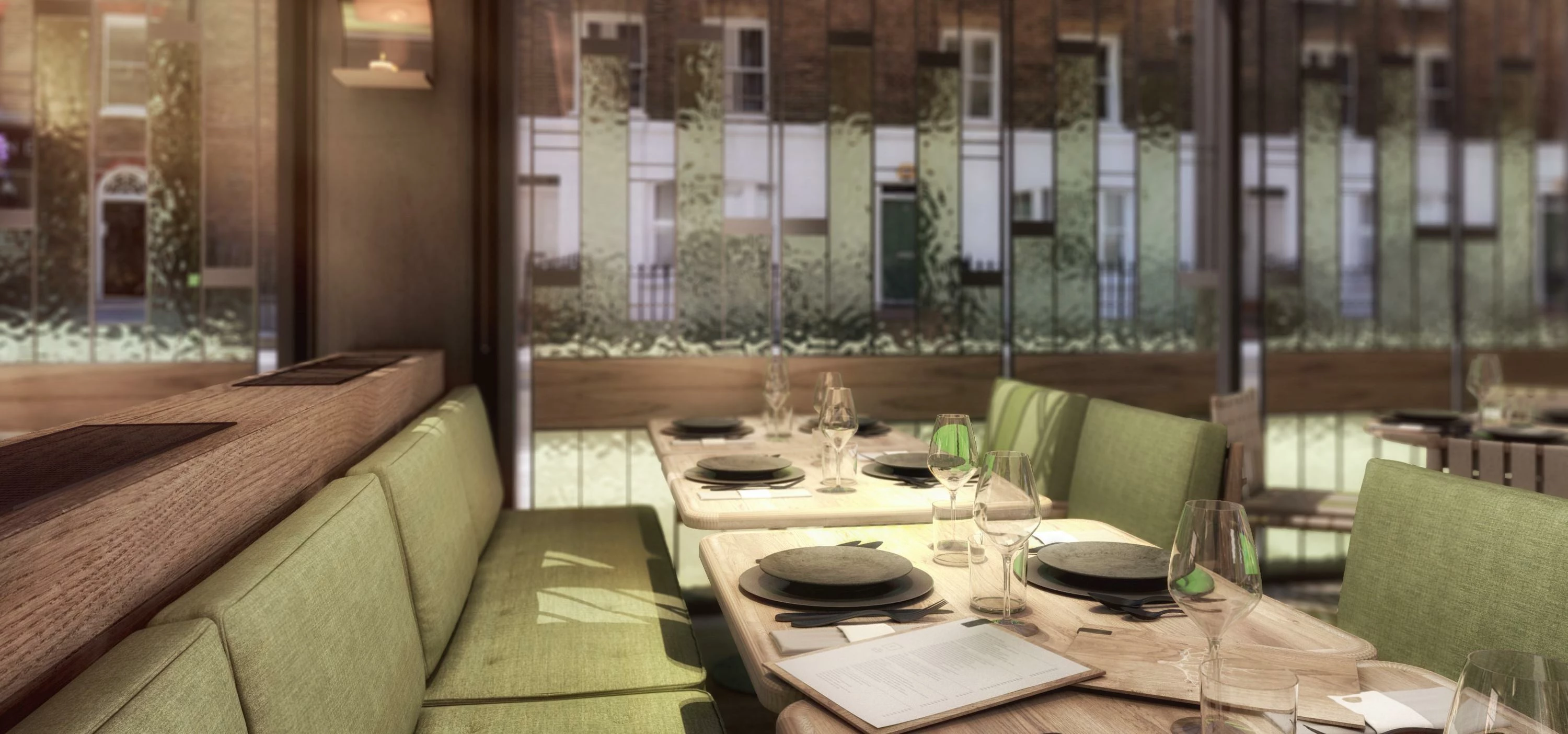 Artist's impression of the interior of Fucina which is opening in Marylebone this October.