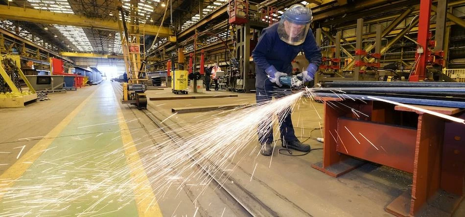 Cleveland Bridge UK’s extensive production facility in Darlington, County Durham