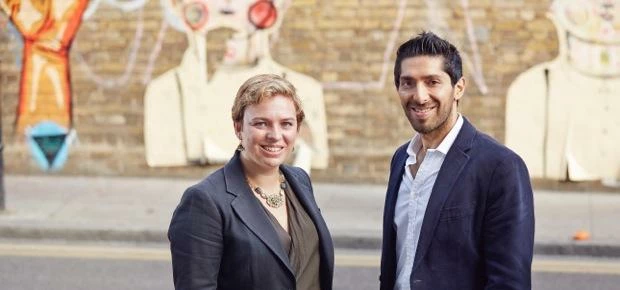 Juliette Morgan and Faisal Butt of Pi Labs, The Property Technology Accelerator in East London