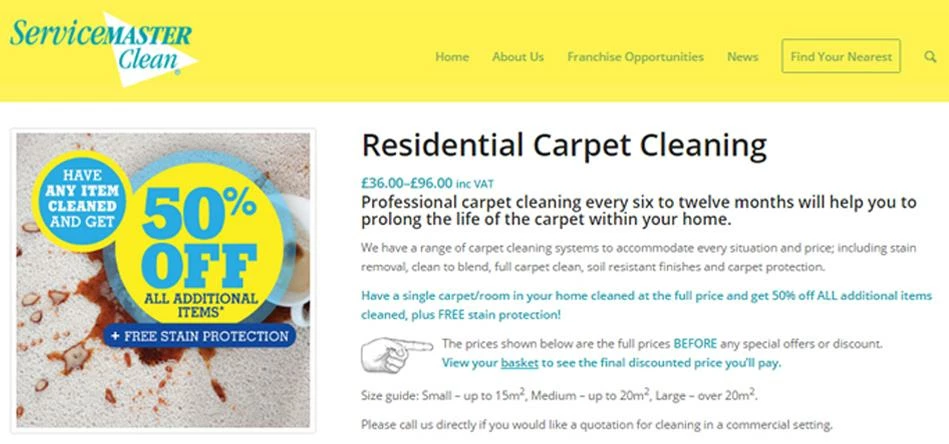 Innovative new online carpet cleaning booking system launches for Leicester