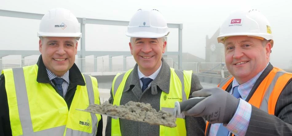 David Wells, Regional Director of Muse  Developments, Martin Swales, Chief Executive of South Tynesi