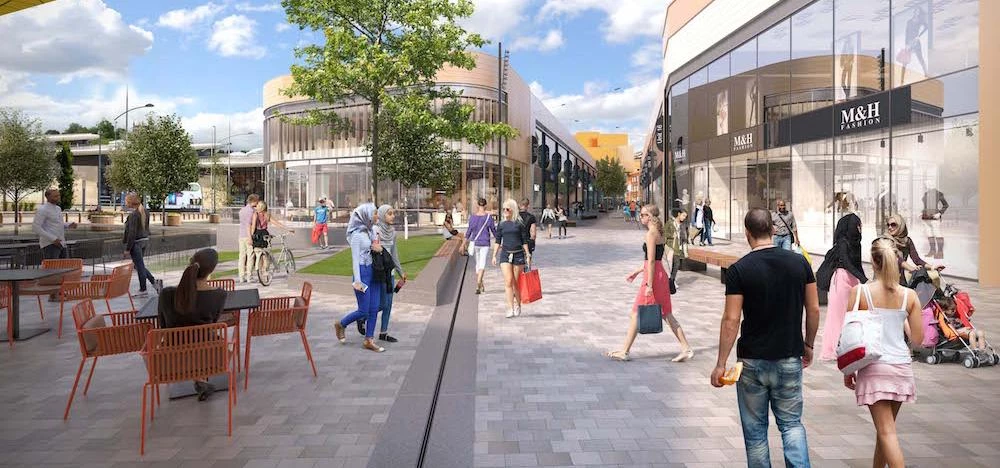 A CGI of the scheme