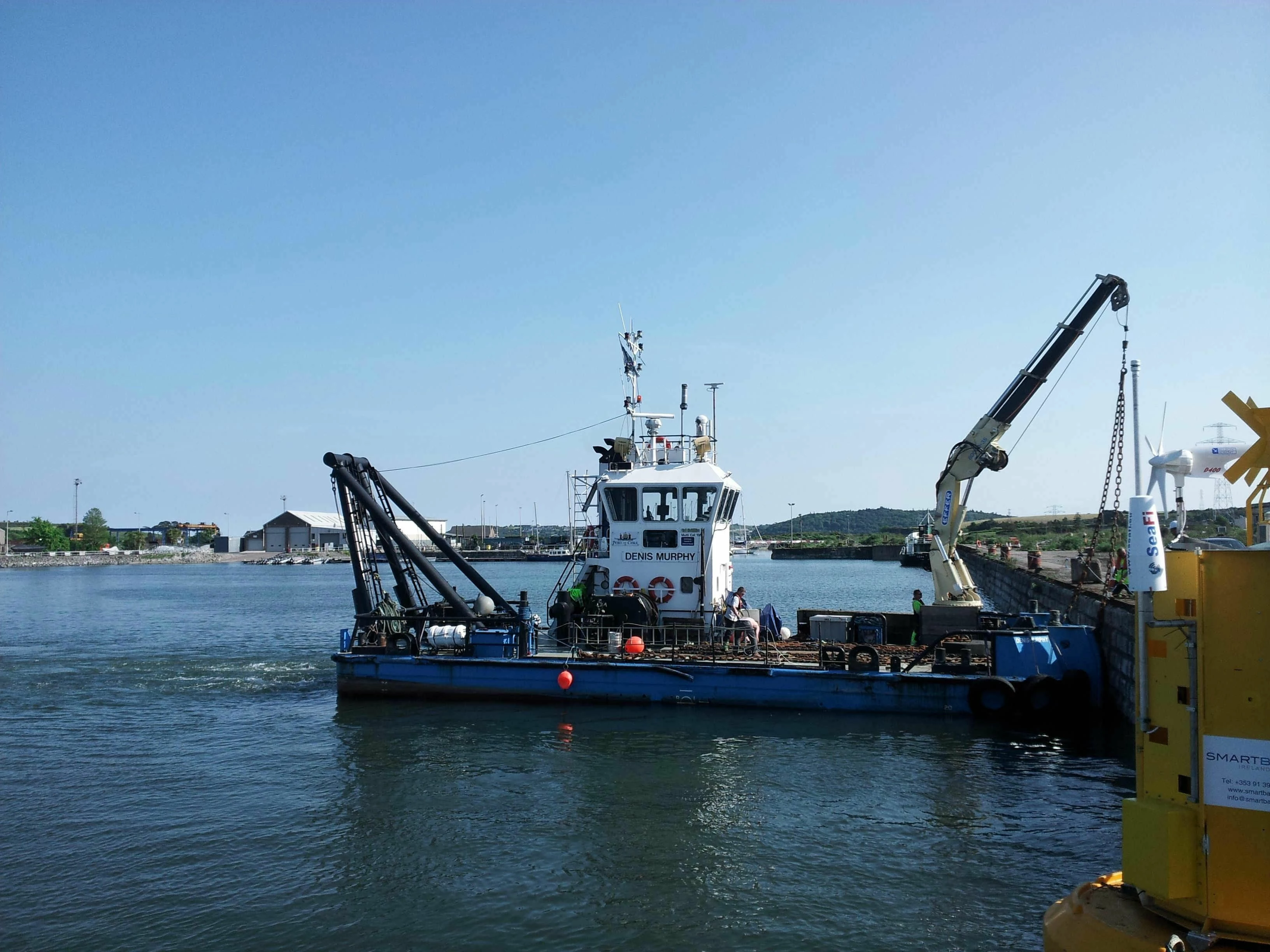 Port of Cork vessel Denis Murphy which has Succorfish technology installed