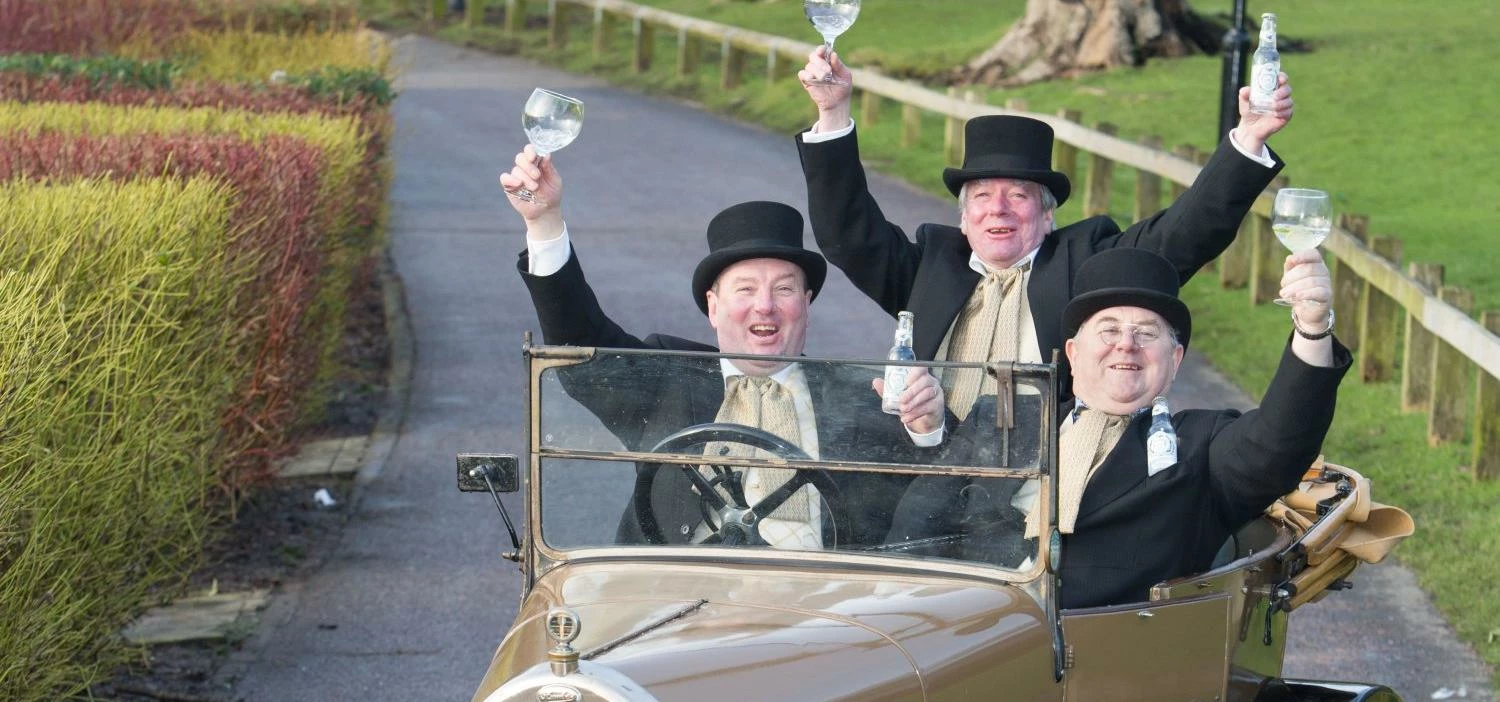 Cheers! Ian Jowett, Brendan Duckworth, Ian Ackroyd.