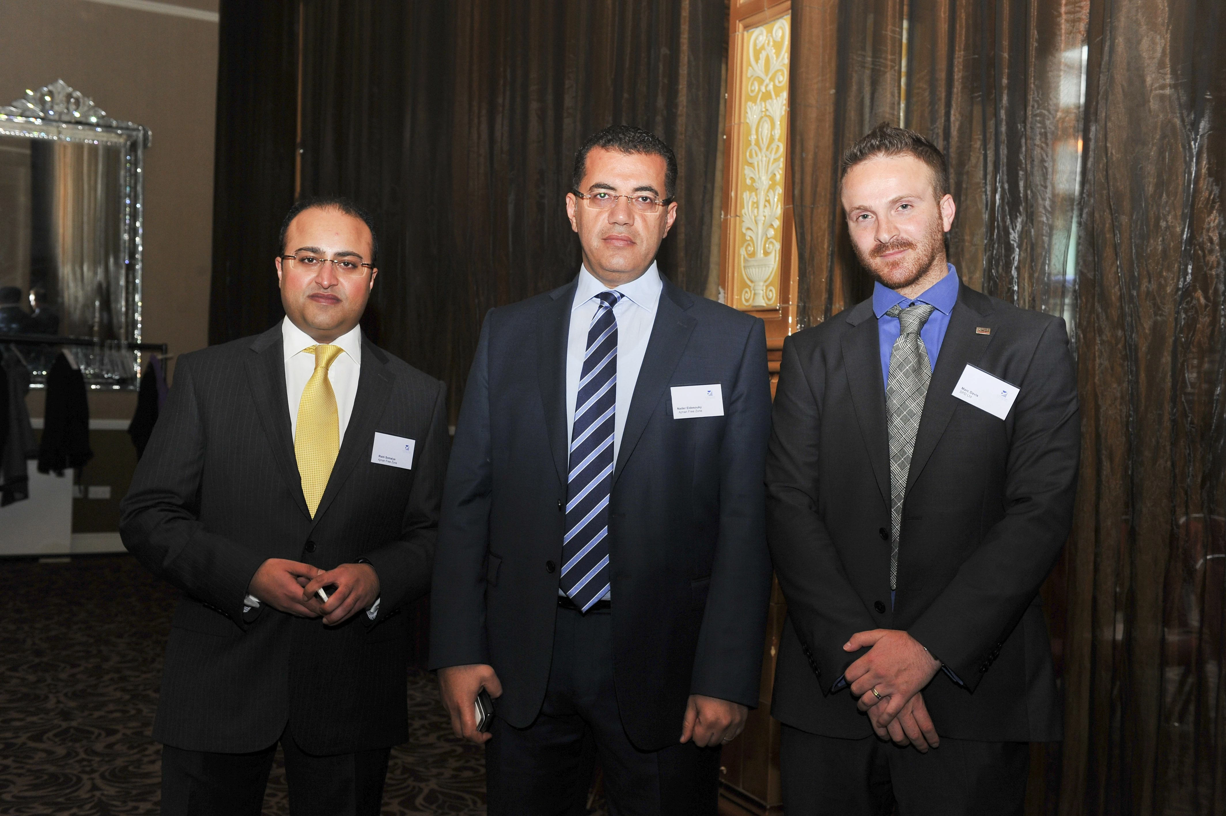 Speakers at Ajman Free Zone event in Manchester  