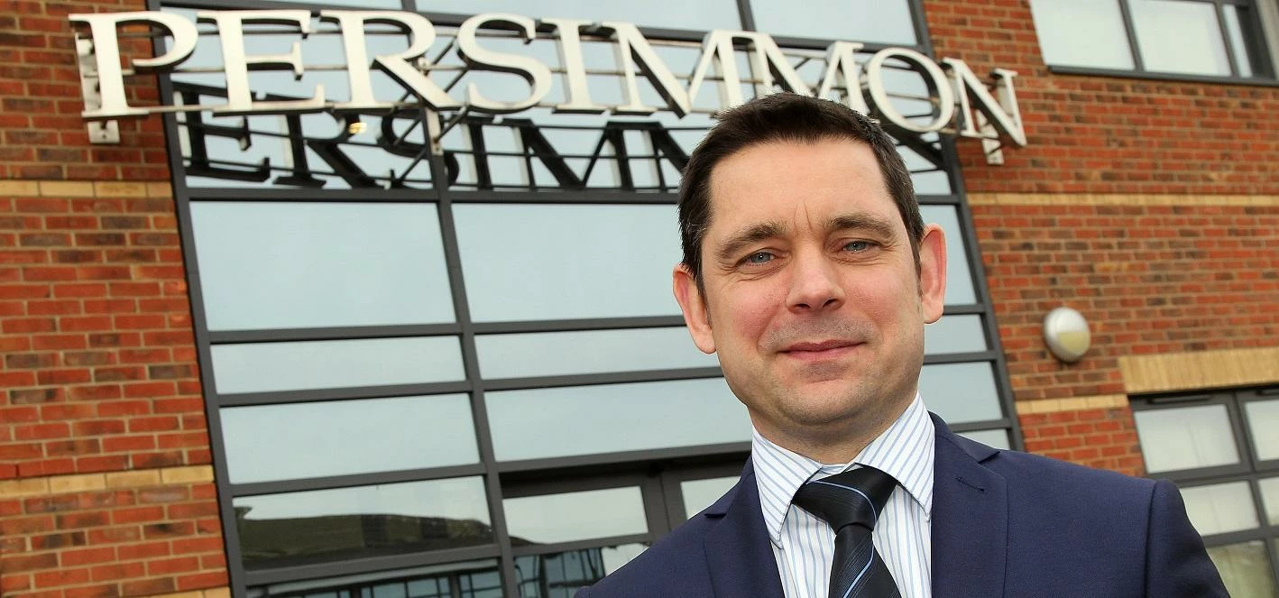 Persimmon Homes Midlands managing director Richard Oldroyd at the company’s Northampton headquarters