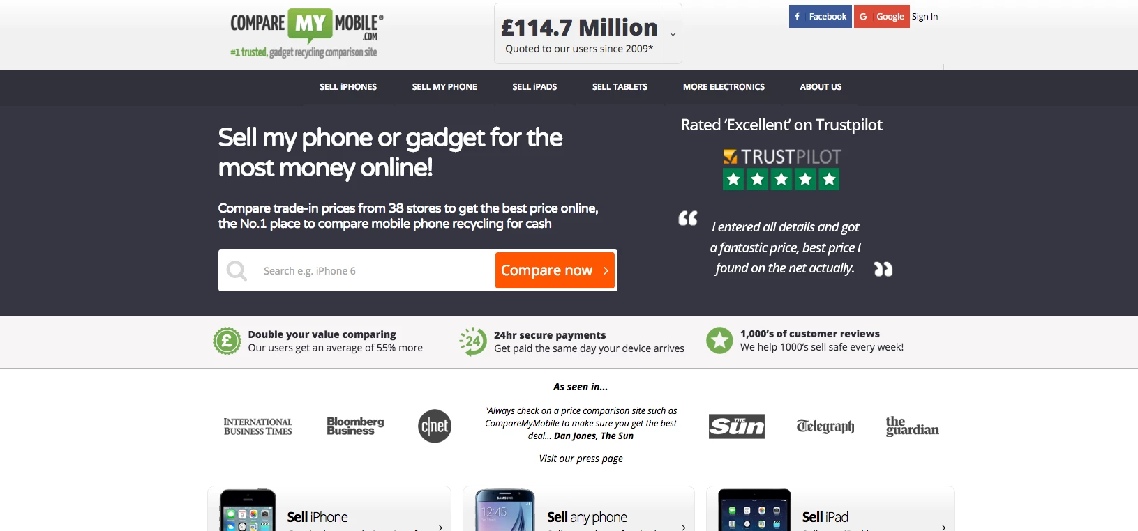 CompareMyMobile.com has been acquired by Decision Tech for an undisclosed sum.