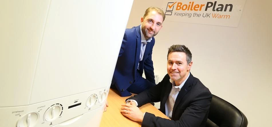L-R: Ian Henderson, Boilerplan UK and Stephen Price, Northstar Ventures.