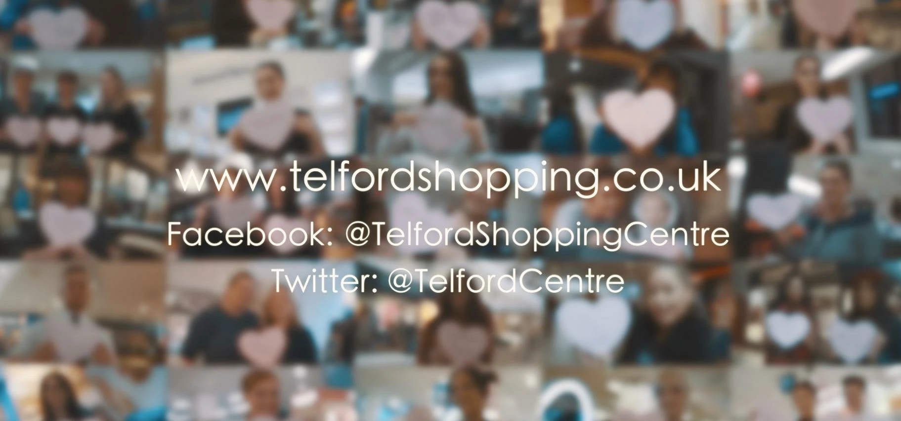 Dozens of people wrote messages for Telford Shopping Centre's "wall of love"