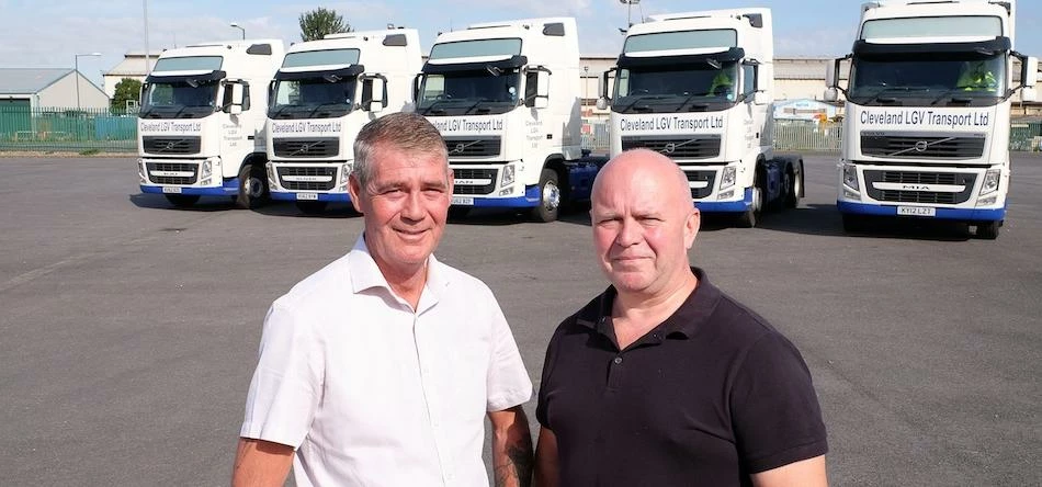 (L-R) Dan Wilcox and Jim Glew, Driver Trainer Manager