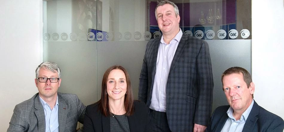The 360 Mentor Team (L-R Sean Maloney, Claire Jacques, Andy Steele, Andy Jewitt)