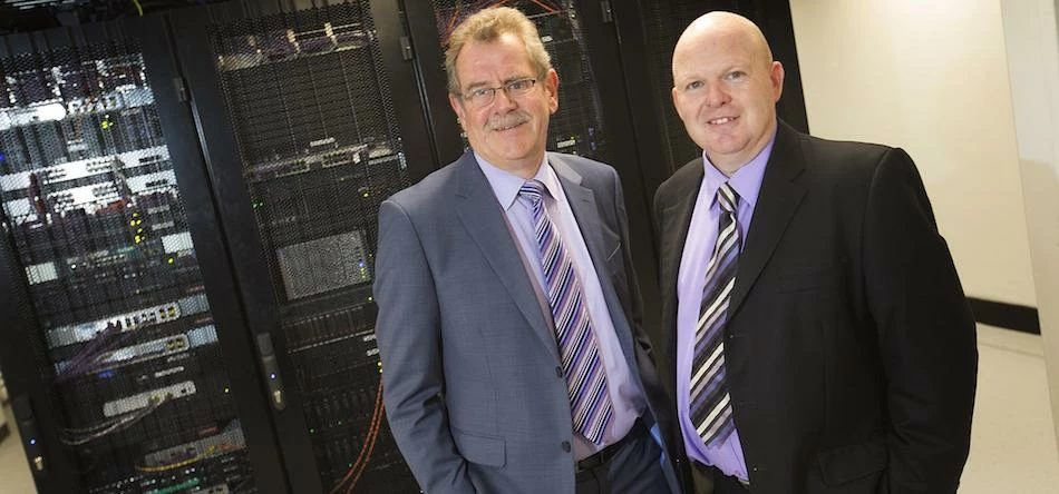 David Simpson, George Galloway, ITPS commercial director