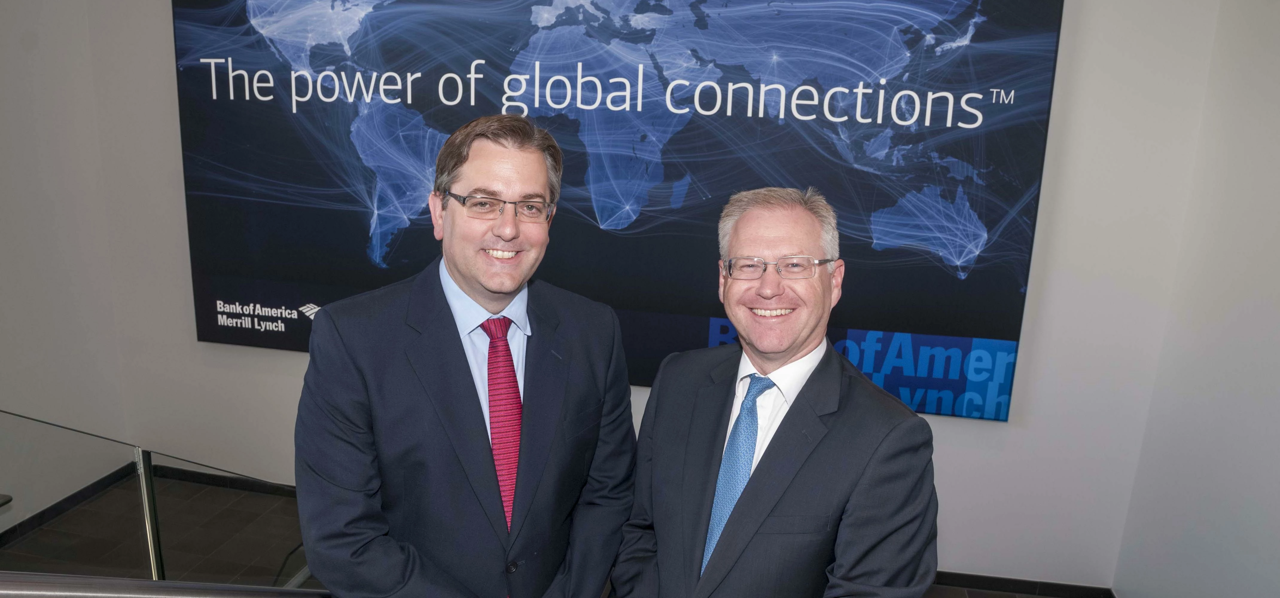 (L-R): Stephen Miller and Steve Davies of Bank of America Merrill Lynch