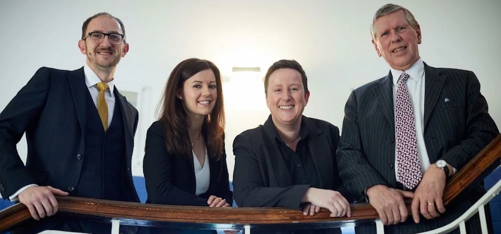 L-R: David Hilton, Lynda Williams, Hannah Thomas and John Longworth