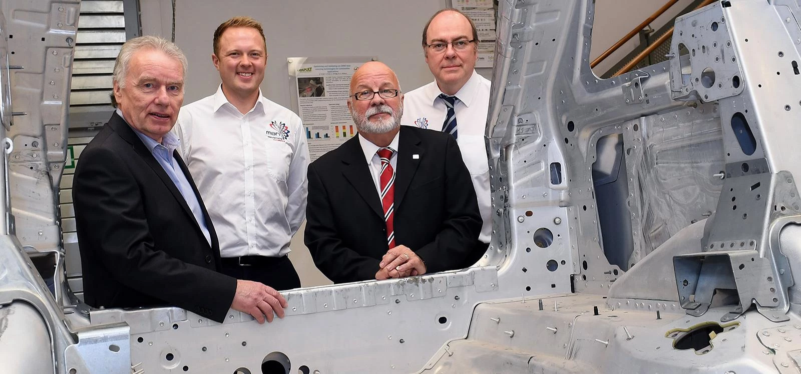 (l-r) Larry Joyce (Kimbermills International), Matt Harwood (Barkley Plastics), Tom Bruce (Alucast)