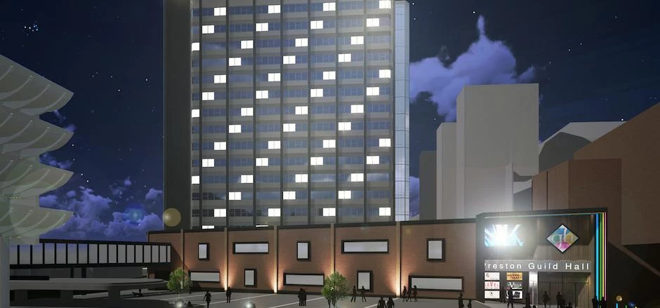 A CGI of the new £10m hotel and casino.