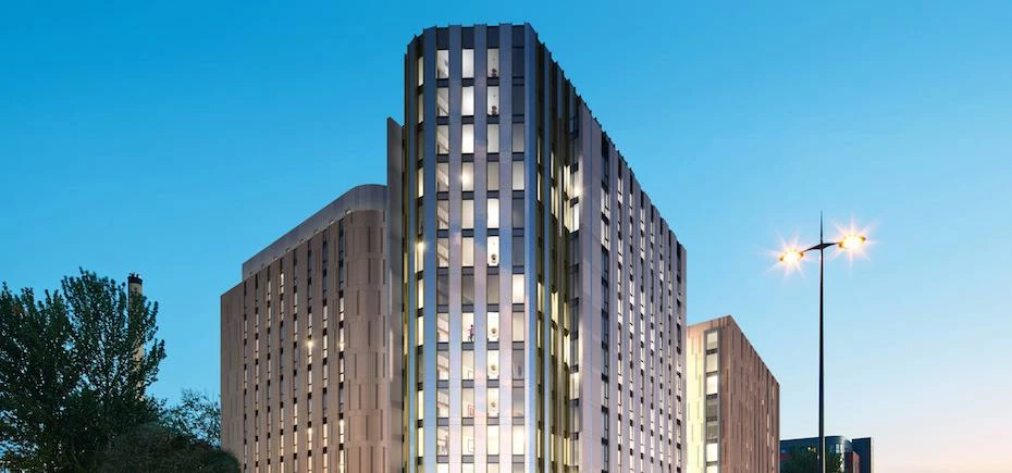 A CGI of the development