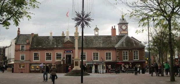 Carlisle Market Cross, Old Town Hall. Photo: Graham Robson/ geograph