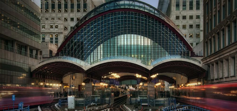 DLR Station at Canary Wharf. Source: Flickr / JHImages.co.uk