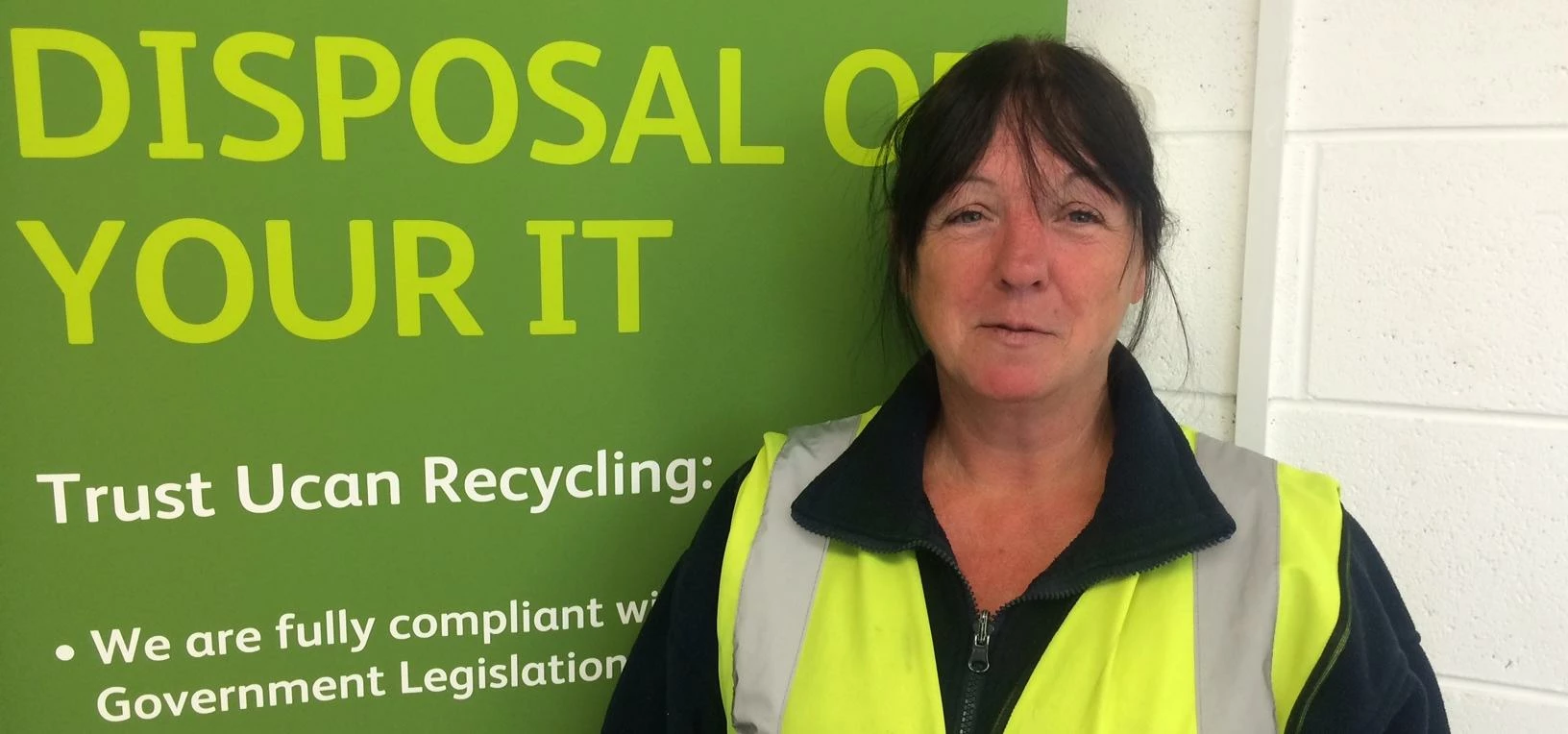 Ucan Recycling's new office and compliance manager Anne-Marie Parkinson