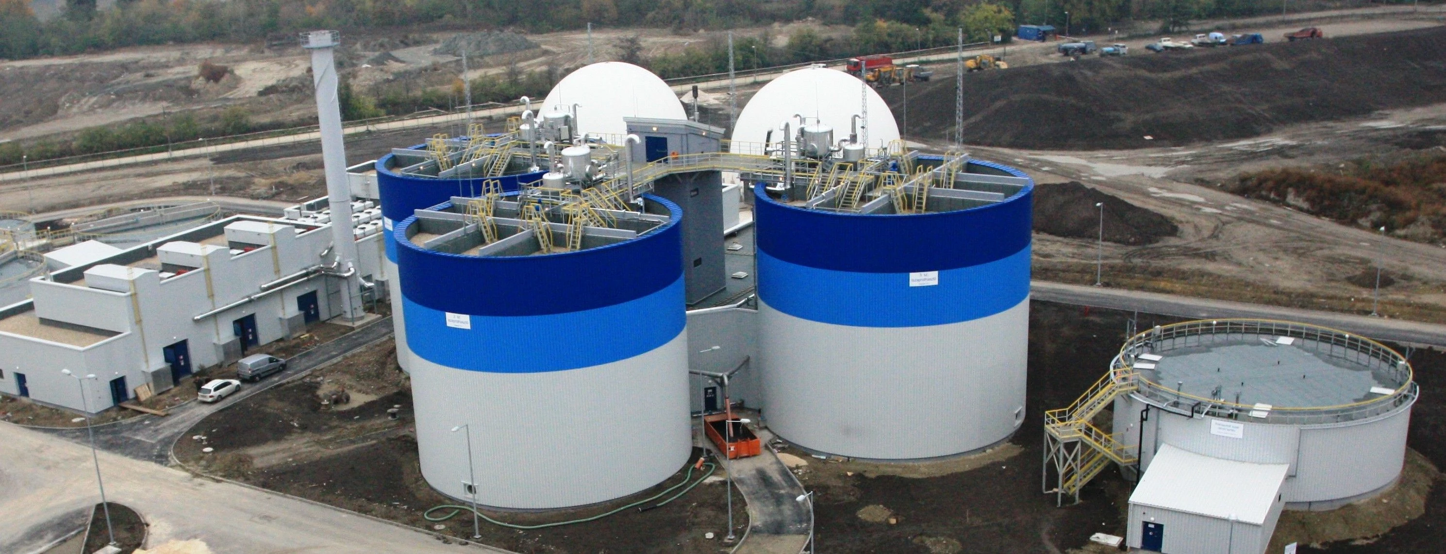 ENER-G's 4.5 MWe biogas cogeneration system at the Budapest wastewater treatment plant