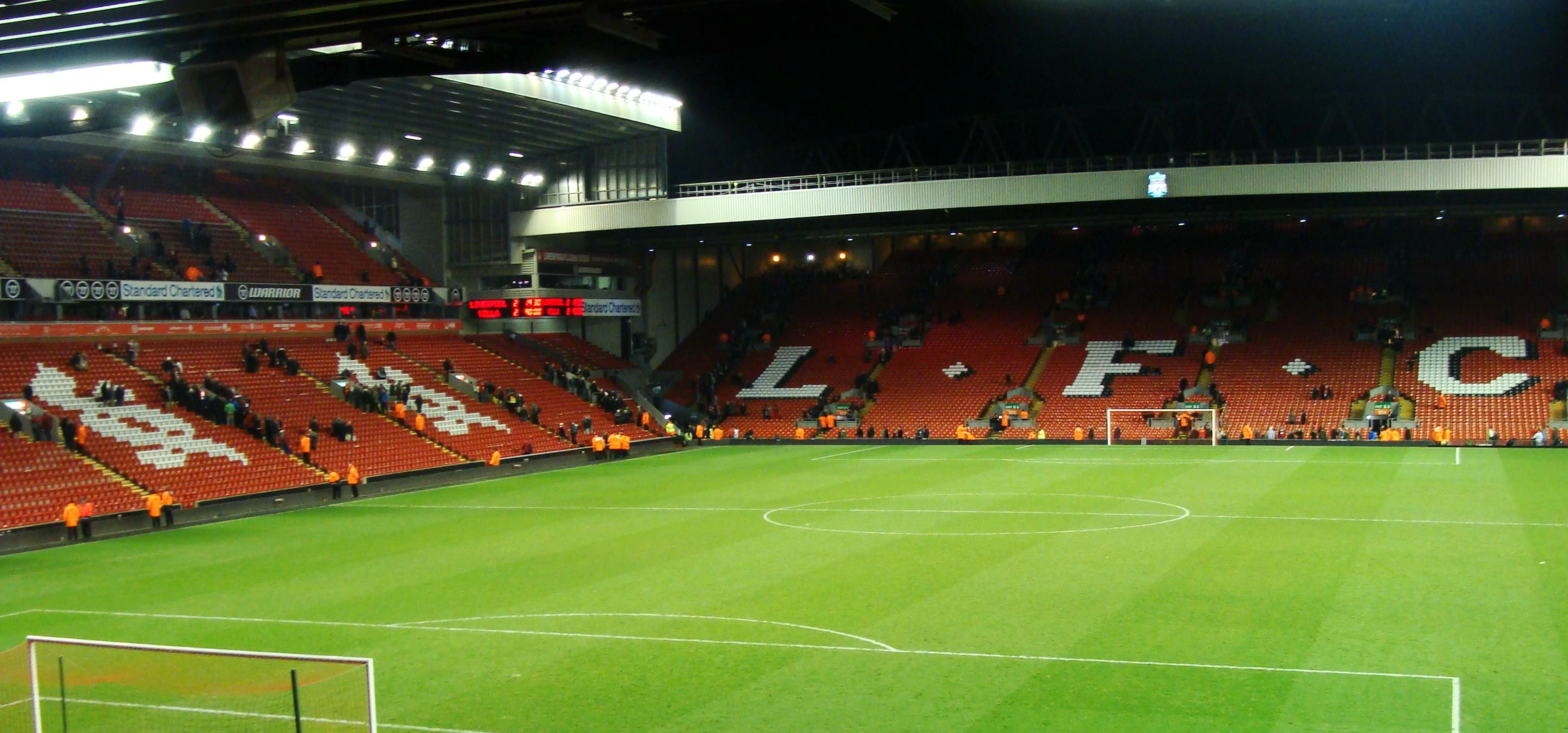 Liverpool fans leave Anfield frustrated
