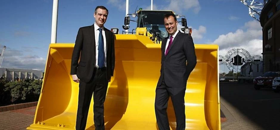 NEAA chief Paul Butler (right), pictured with Northern Powerhouse minister James Wharton, is delight
