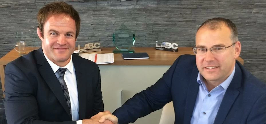 SHS’ chief executive Gavin Payne and Xavier Rush, who will head up its new business development str