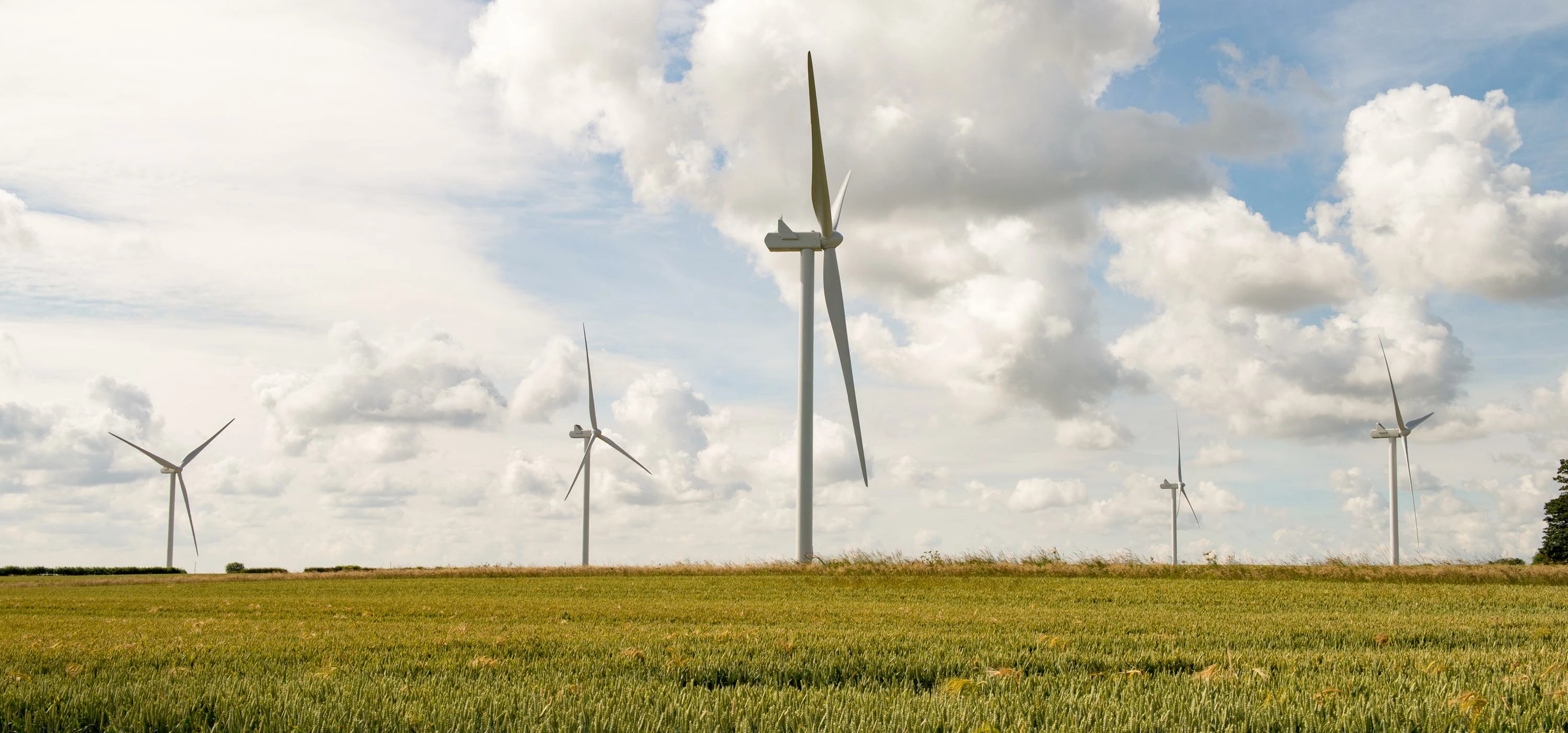 Fraisthorpe wind farm, near East Riding on the Northern Yorkshire coast.
