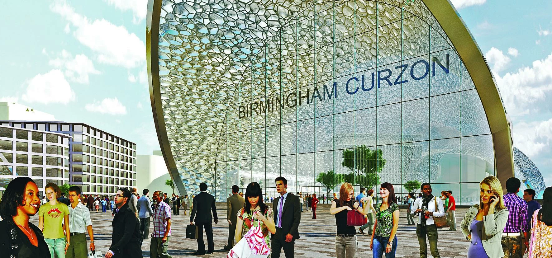 3D Birmingham Curzon Moor Street Entrance