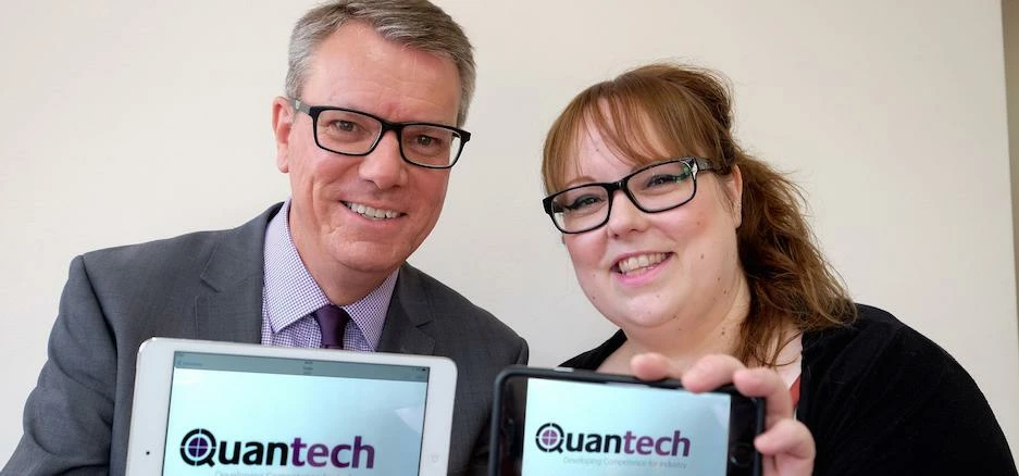 TTE Group Managing Director, Steve Grant (left) and Cheryl McMahon, Quantech’s Process & Labs Servic