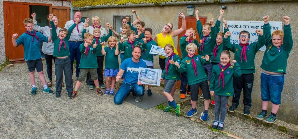 Stroud Valley Scout Group celebrate