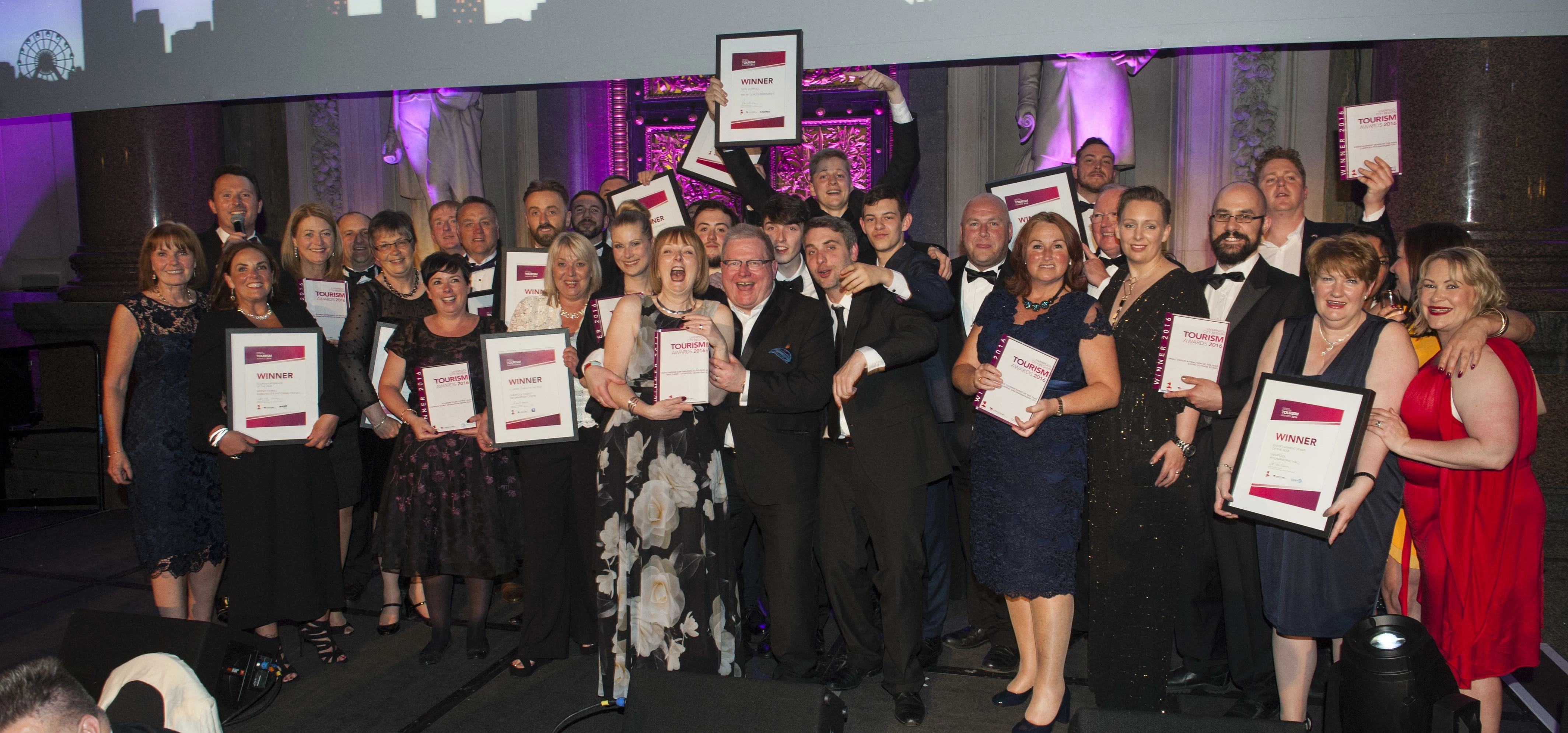 Winners at last year's Liverpool City Region Tourism Awards