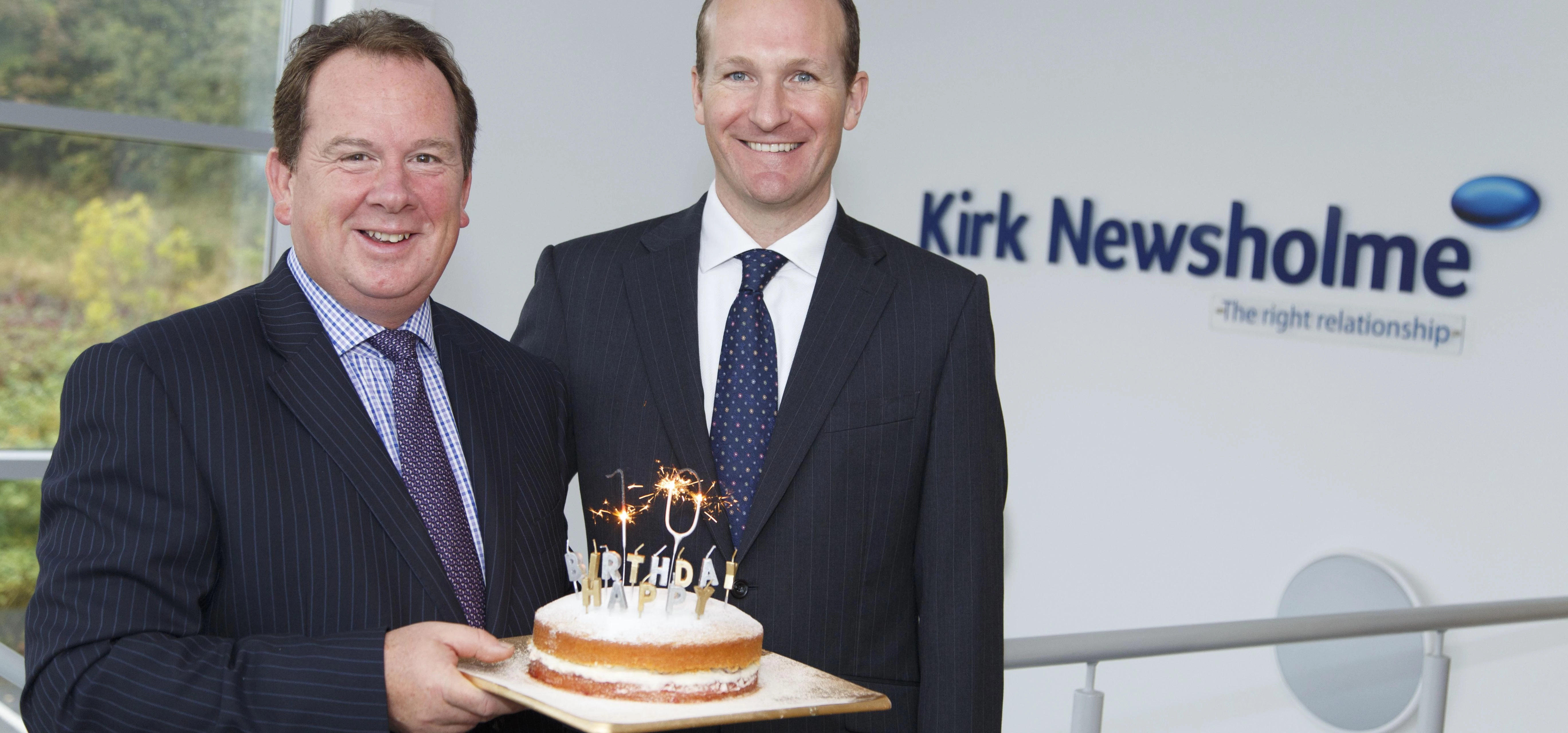 Peter Blinkhorn (left) and Richard Leonard (right) celebrate 10 years of business this month.