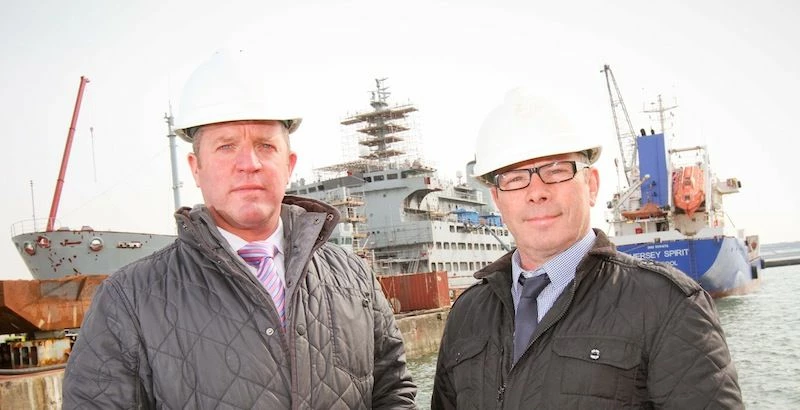 Paul Smith and Peter Hillan, co-directors of IPS Marine Fabrications