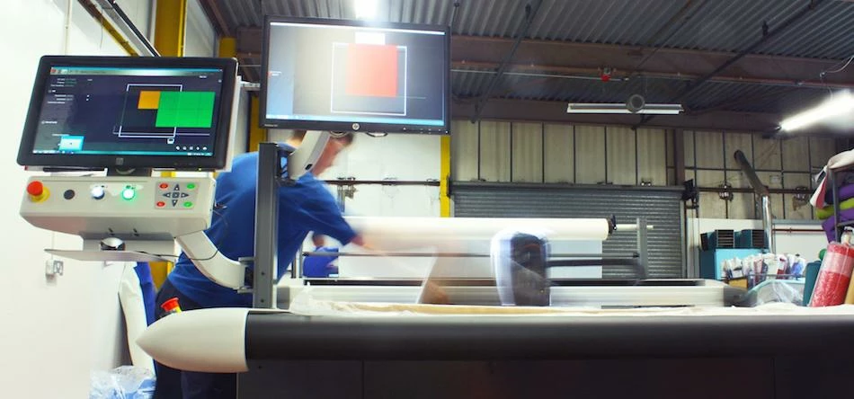 Godfrey Syrett has invested in state-of-the-art fabric cutting technology to increase productivity.