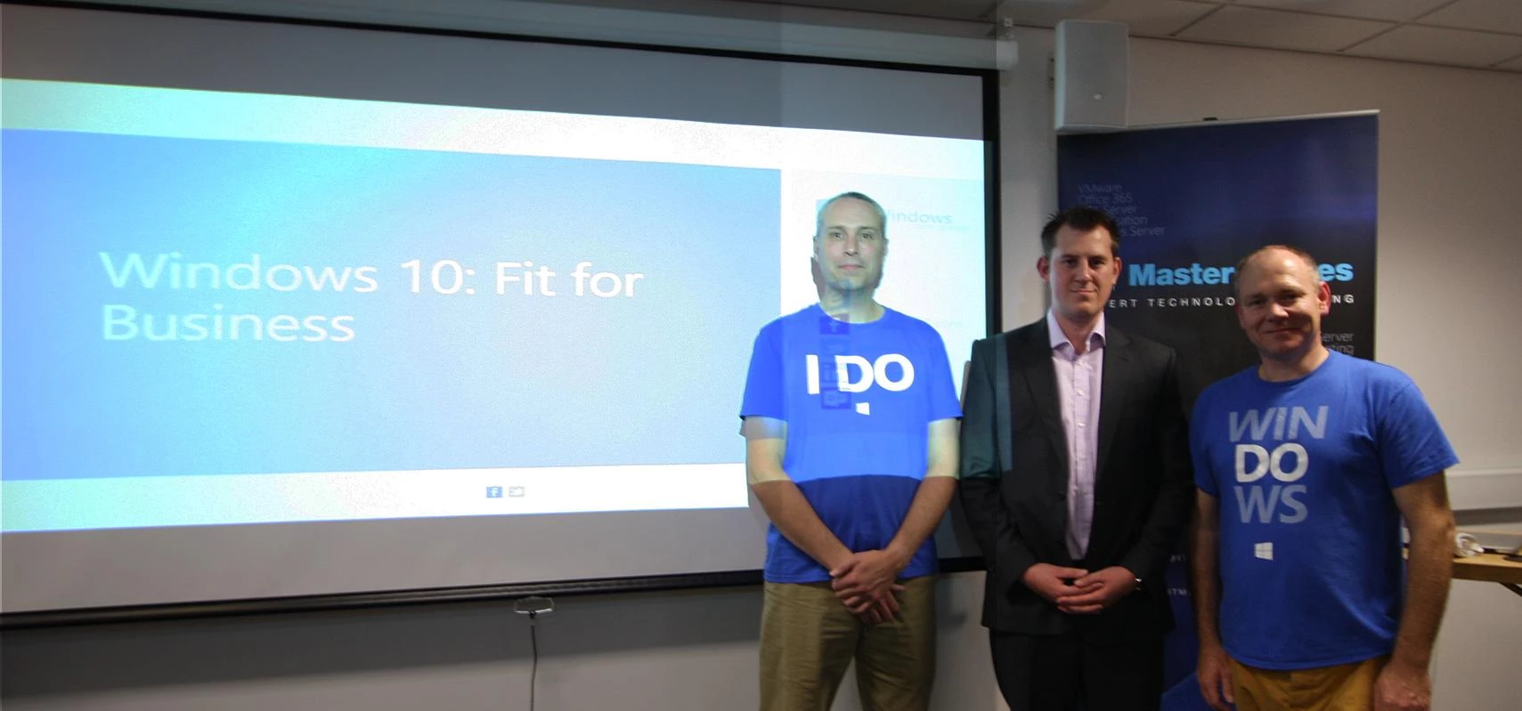 Ryan Mangan, MD of Systech IT Solutions, who co-hosted the Windows 10 User Training event alongside 