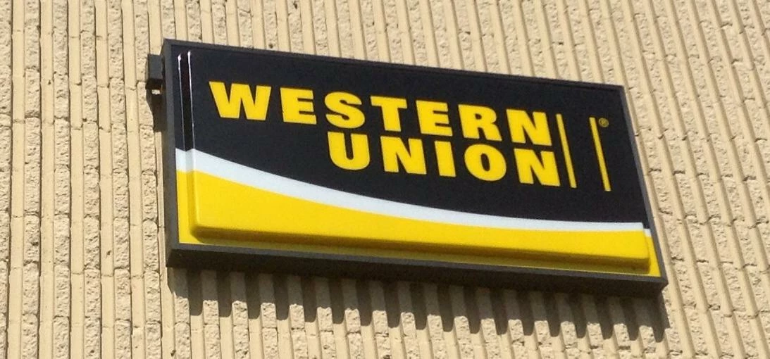Western Union Sign Logo Location Pics by Mike Mozart of TheToyChannel and JeepersMedia on YouTube. #